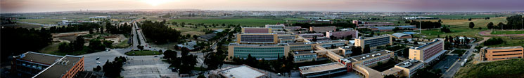 Vista aérea del campus